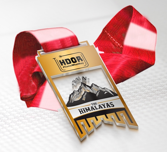 Run The Himalayas Medal 3D